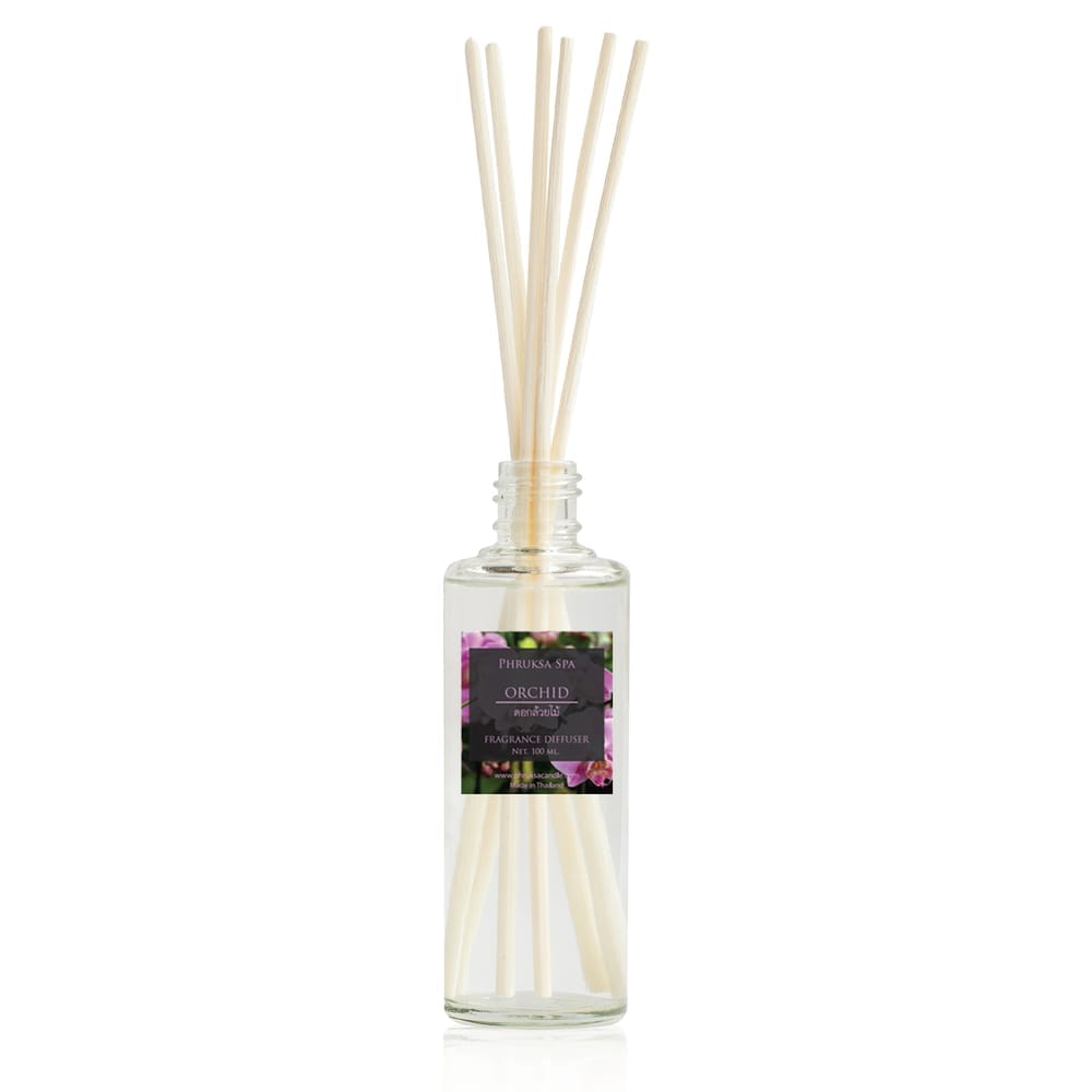 ก้านไม้หอมปรับอากาศ PHRUKSA SPA รีฟิล ขนาด 100 มล.  กลิ่น ORCHID